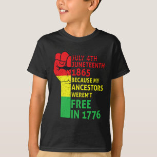Camiseta Décimo Junto Meus Ancestrais Orgulho Negro African