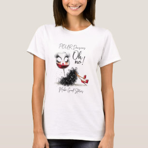 Camiseta Decisões de Encher o Copo Fazem Boas Histórias   C