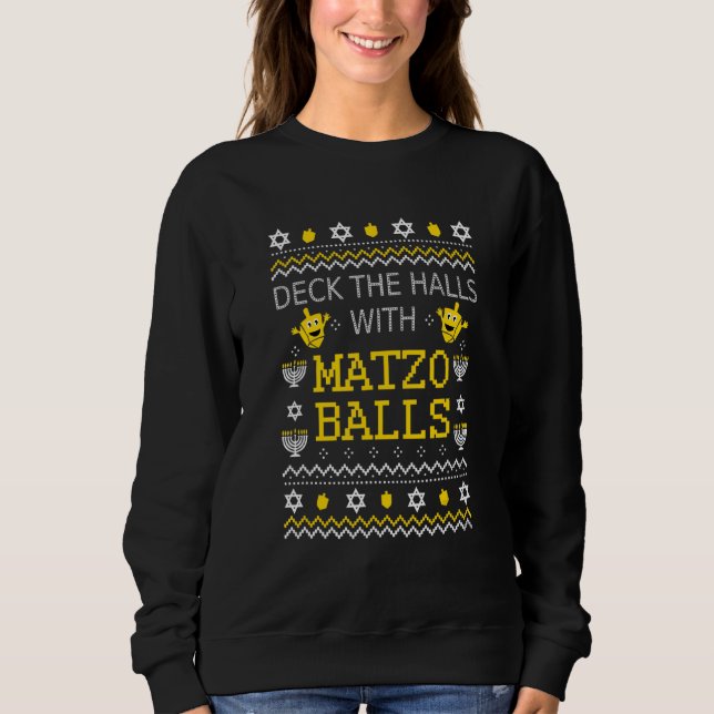Camiseta Deck Matzo Balls Hanukkah Channukah 1 (Frente)