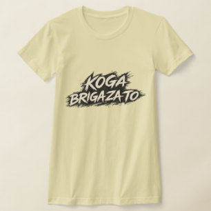 Camiseta Declaração Croata Ousada Koga Briga Za To