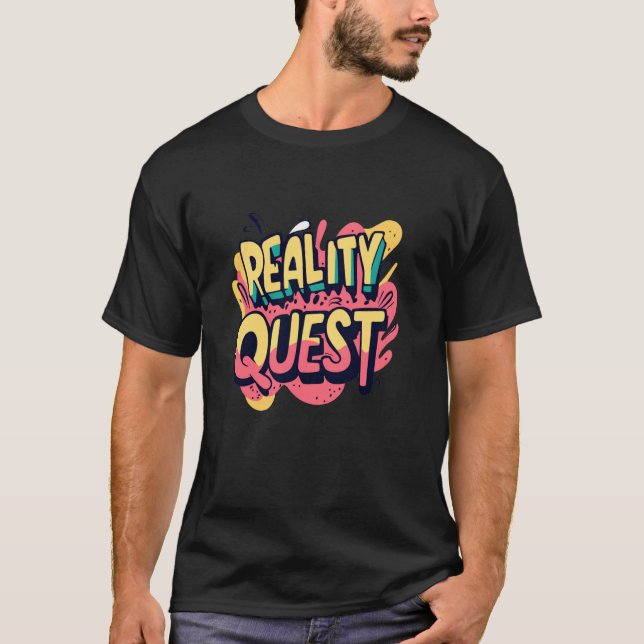 Camiseta Declaração de Busca de Realidade Vibrante para Ini (Frente)