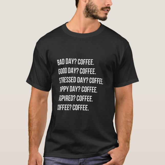 Camiseta Declaração de Café legal (Frente)