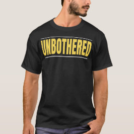 Camiseta Declaração de Design de Tipografia Negrita Impertu