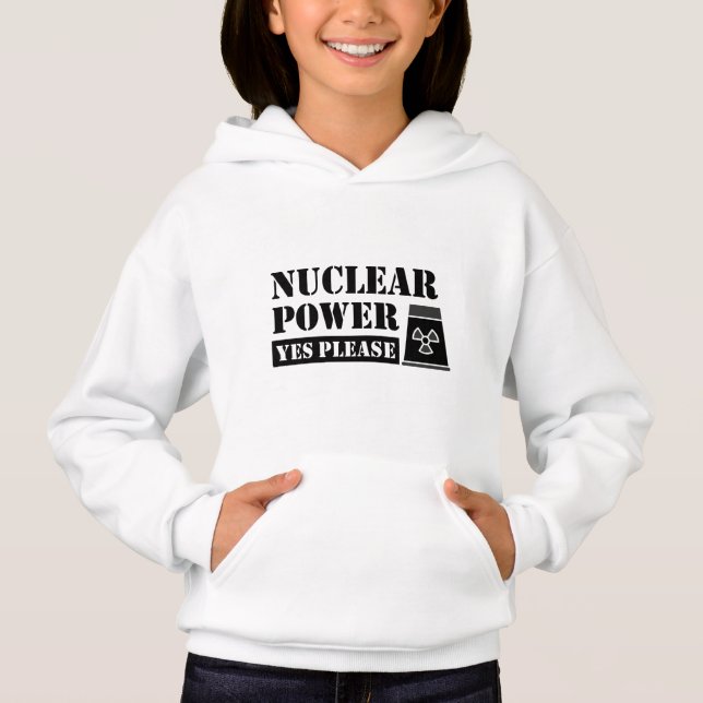 Camiseta Declaração de Energia Nuclear Sim Por Favor (Frente)
