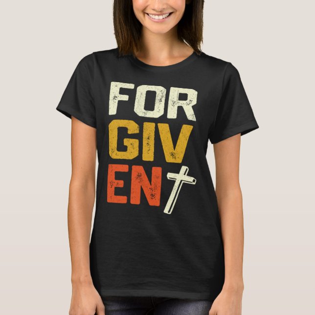 Camiseta Declaração de Fé Cristã Perdoada (Frente)