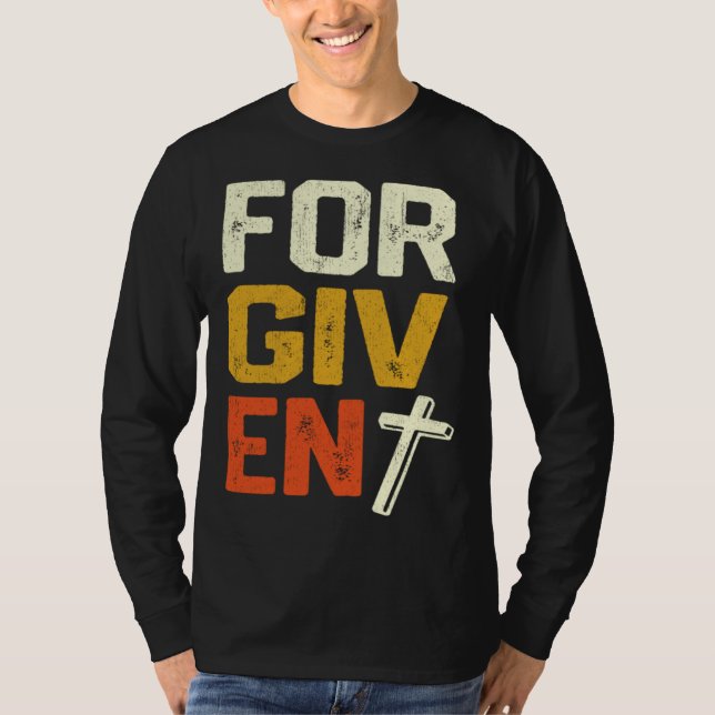 Camiseta Declaração de Fé Cristã Perdoada (Frente)