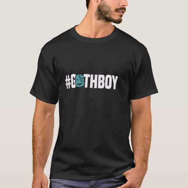 Camiseta Declaração de Identidade Gothboy Goth (Frente)