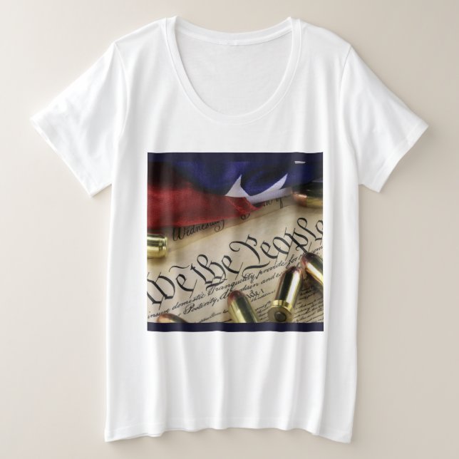 Camiseta Declaração de independência (Frente do Design)