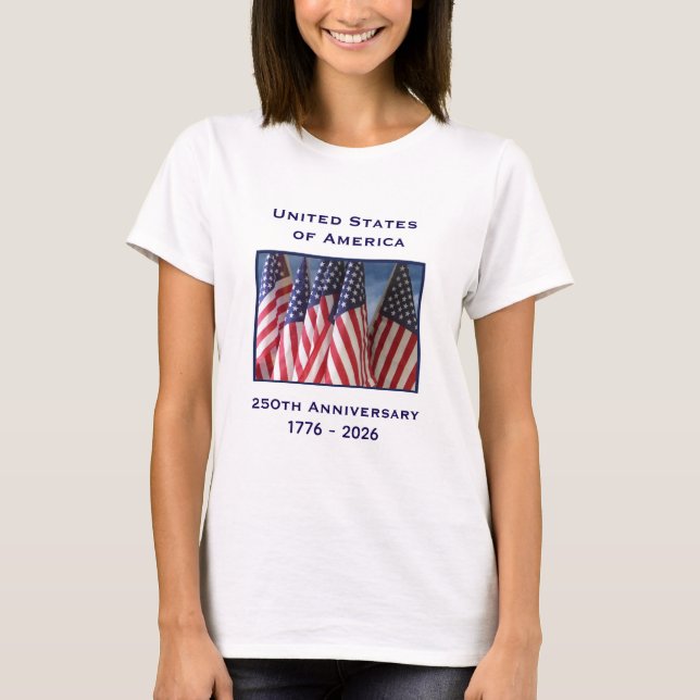 Camiseta Declaração de independência a partir de 4 de julho (Frente)
