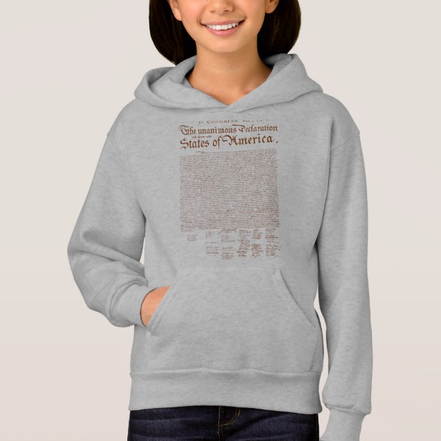 Camiseta Declaração de Independência dos EUA (Frente)