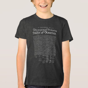 Camiseta Declaração de Independência dos EUA