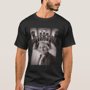 Camiseta Declaração de Independência Selfie Thomas Jefferso