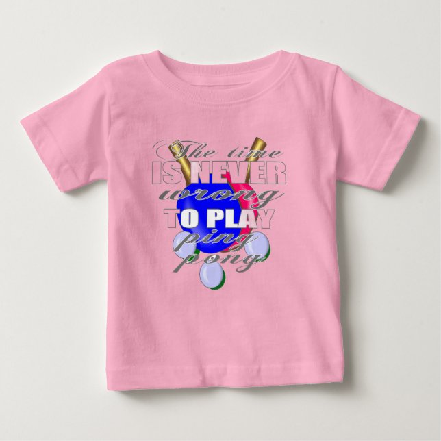 Camiseta Declaração de jogador de Ping Pong (Frente)