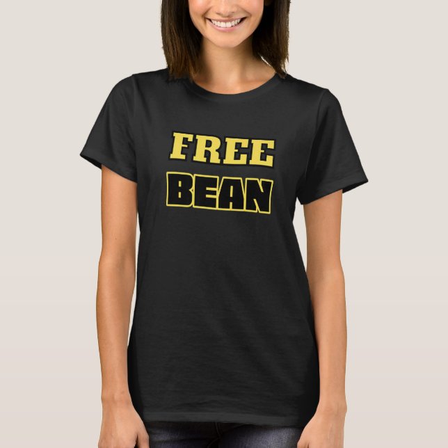 Camiseta Declaração de liberdade GRATUITA BEAN Premium (Frente)