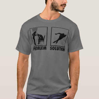 Camiseta Declaração De Patinação De Velocidade De Patinação