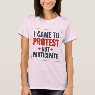 Camiseta Declaração de Protesto Retroativo - Camisa-T - Pol