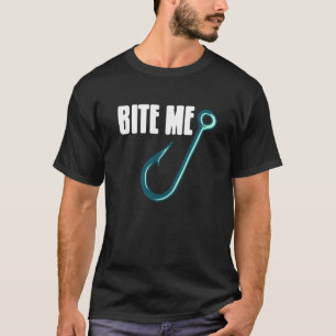 Camiseta Declaração de Vida Presa Humor de Pesca Me Enganch