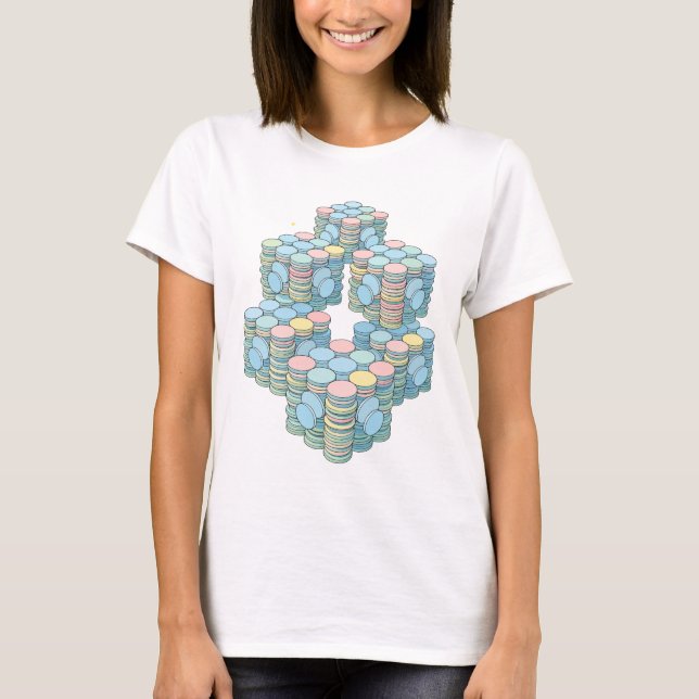 Camiseta Declaração Desconhecida Amarela e Negrito Design (Frente)