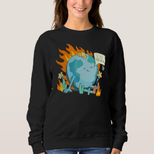 Camiseta Declaração Irônica Sobre Alterações Climáticas Fra