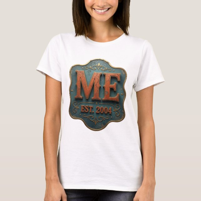 Camiseta Declaração Laranja ME EST 2004 Impressão (Frente)