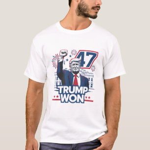 Camiseta Declaração Política Histórica Trump Eleições 2024