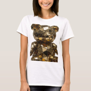 Camiseta Declaração Prata ARTE ABSTRATA Design v2