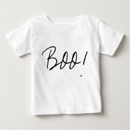 Camiseta declaração simples Boo! para o Halloween!