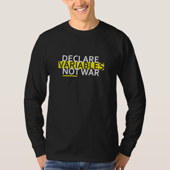 Camiseta Declarar Geek de Nerd de software para desenvolved (Frente)