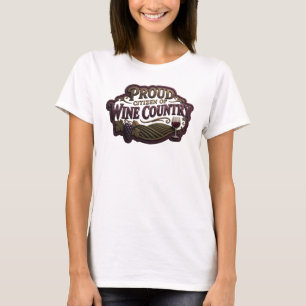 Camiseta Declarar Ouro CIDADÃO ORGULHOSO DA REGIÃO VINÍCOLA
