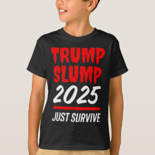 Camiseta Declínio de Trump 2025 Apenas Sobreviva - Ação Ver