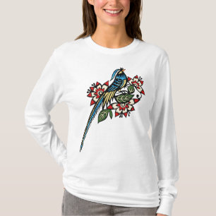 Camiseta Deco de Ave Asiático