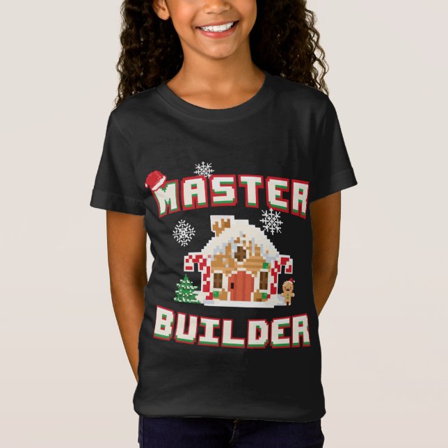Camiseta Deco de Construção de Gingercake do Master Builder (Frente)
