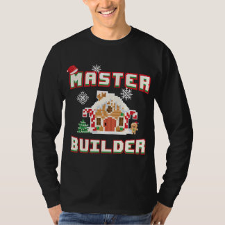 Camiseta Deco de Construção de Gingercake do Master Builder