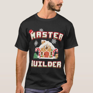 Camiseta Deco de Construção de Gingercake do Master Builder