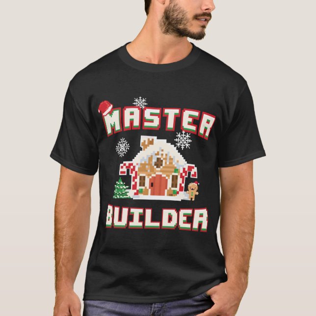Camiseta Deco de Construção de Gingercake do Master Builder (Frente)