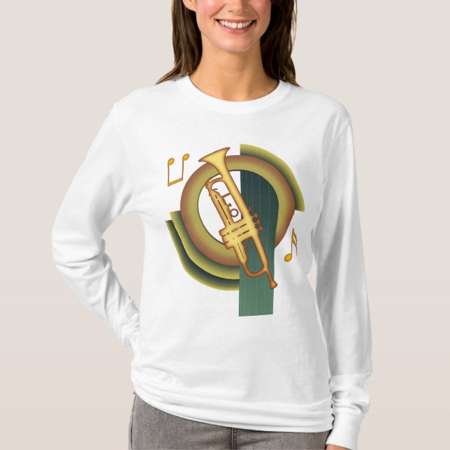 Camiseta Deco de Trombeta (Frente)