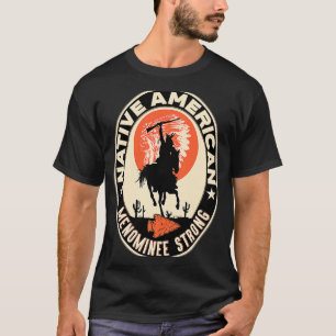 Camiseta Deco do Orgulho Índio Nativo Americano da Tribo Me