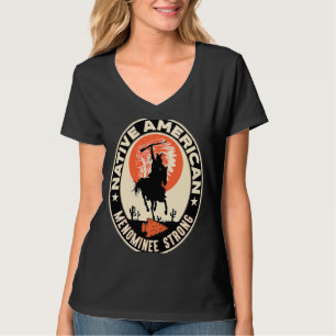 Camiseta Deco do Orgulho Índio Nativo Americano da Tribo Me