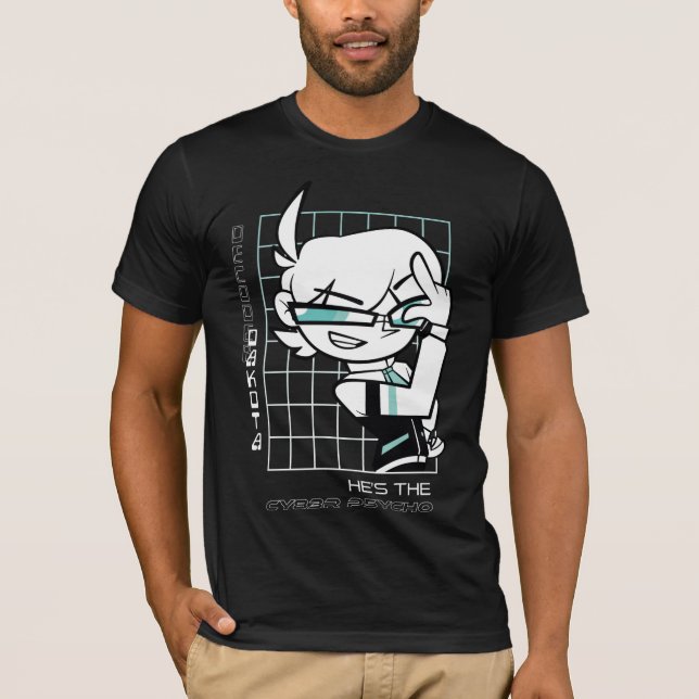 Camiseta Decoder Dakota | Grelha [Preto] (Frente)