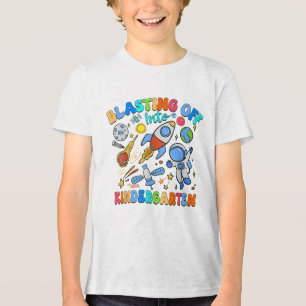 Camiseta Decolando Para o Jardim de Infância de Volta às Au