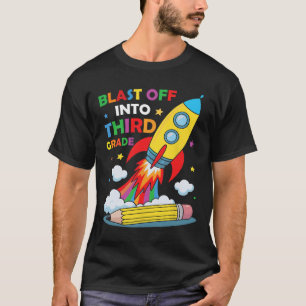 Camiseta Decolar para a Terceira Série Primeiro Dia de Aula