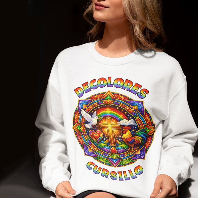 Camiseta DeColores Cursillo Cruz Pombo Mandala (Criador carregado)