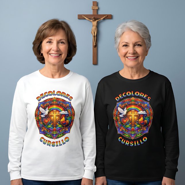 Camiseta DeColores Cursillo Cruz Pombo Mandala (Criador carregado)