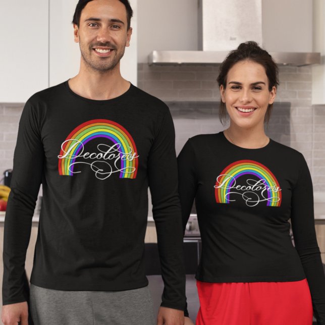 Camiseta DeColores Cursillo Rainbow Faith Religion (Criador carregado)