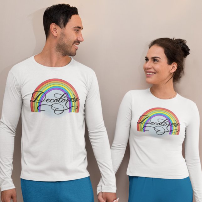 Camiseta DeColores Cursillo Rainbow Faith Religion (Criador carregado)