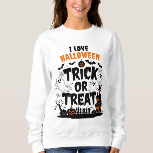 Camiseta Decoração assustadora e guloseimas de Halloween di