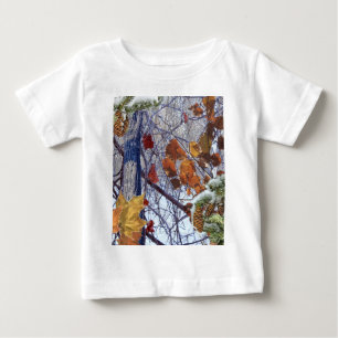 Camiseta Decoração da Camuflagem de Inverno da Primeira N
