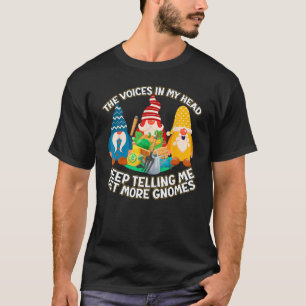 Camiseta Decoração de Anões de Jardim Gnomies Jardineiro