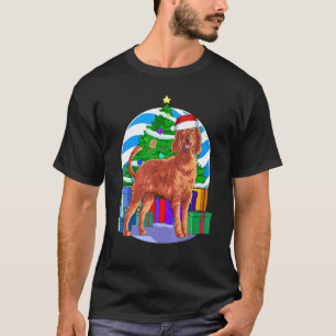 Camiseta Decoração de árvore de Natal do Papai Noel fofo Se