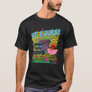 Camiseta Decoração de Bolo Paixão Confeitaria  Fofo
